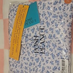 NWT Posh Peanut Andina Floral Toddler Bamboo Ribbed Convertible One Piece. 2T